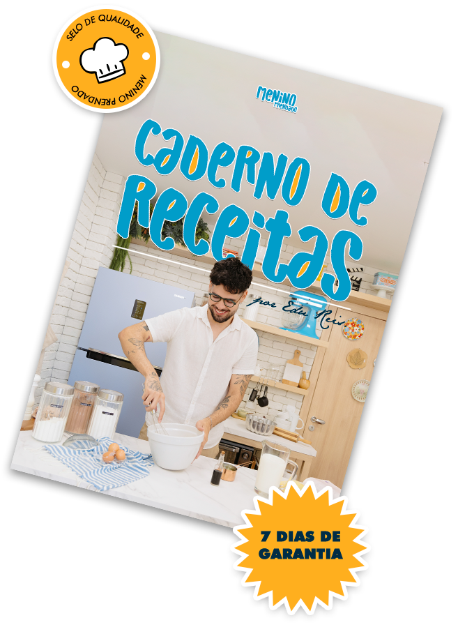 Caderno de Receitas - Garantia de 7 dias