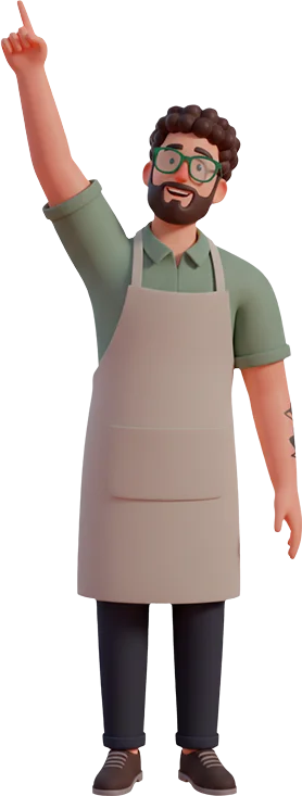 Ilustração do Eduardo, criador do Menino Prendado